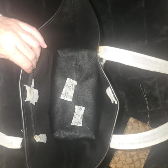 Coach Brown Halloween Tote Bag - Picture 6 of 9